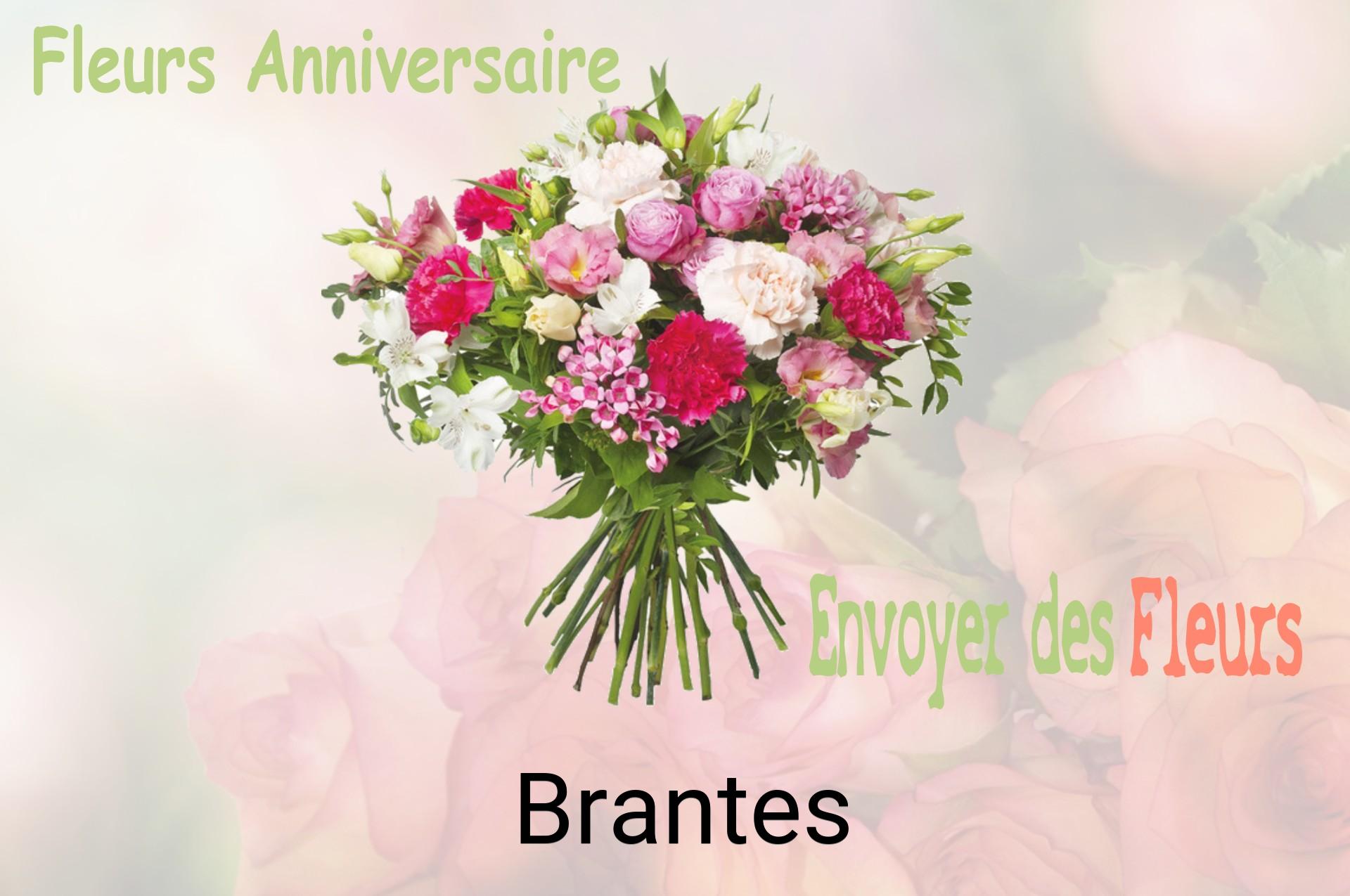 Bouquet de fleurs d’anniversaire livré à Brantes