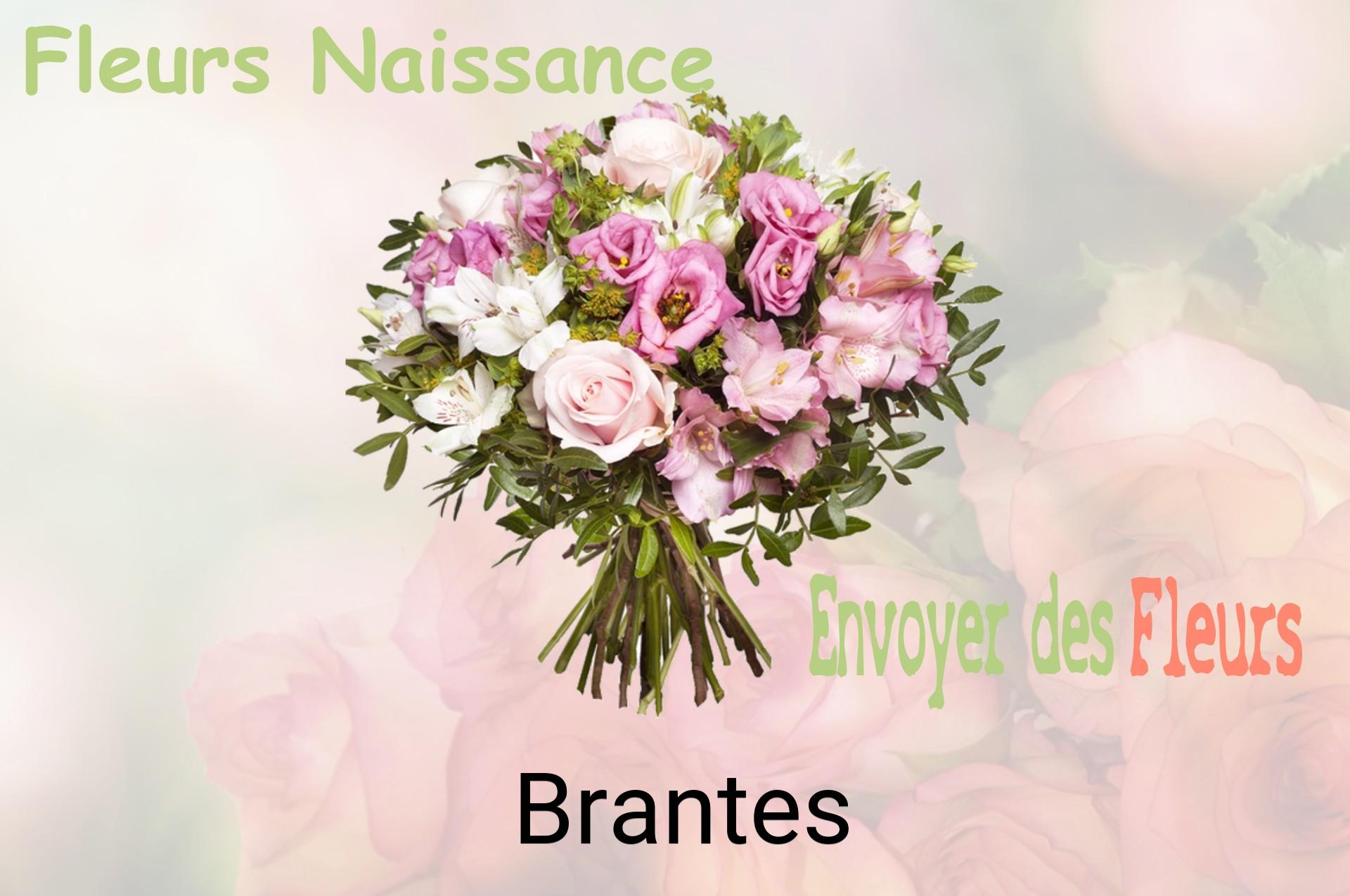 Bouquet de fleurs de naissance livré à Brantes