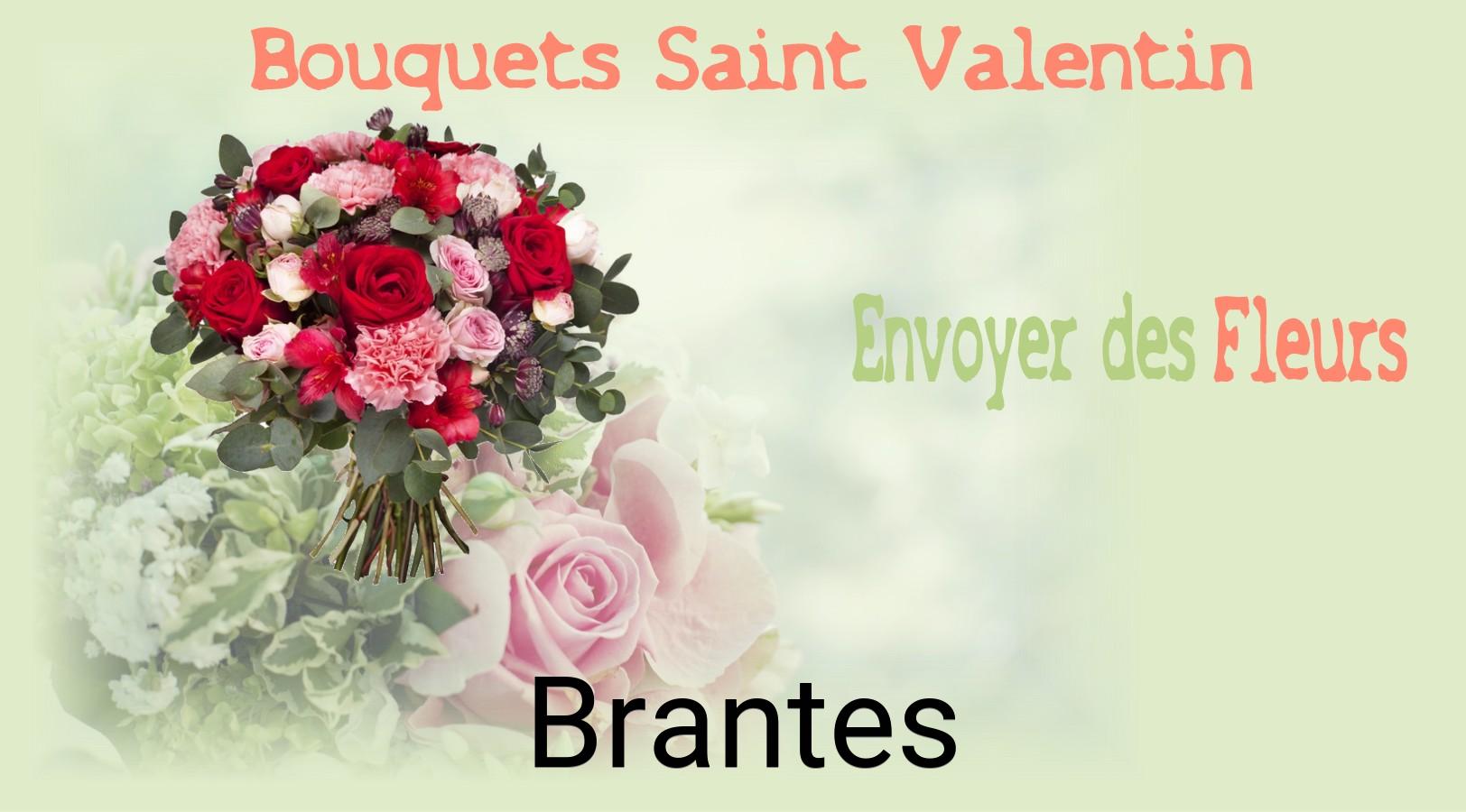 Roses de Saint-Valentin livrées à Brantes
